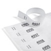 Papierowe opaski na rękę z podwójnymi numerami