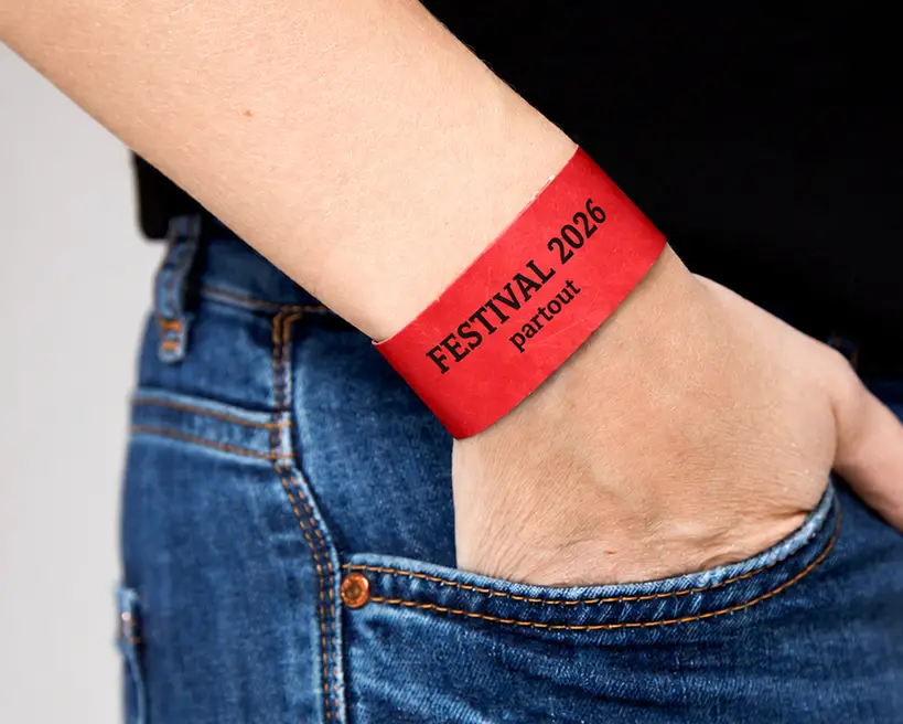 Papierowe opaski festiwalowe