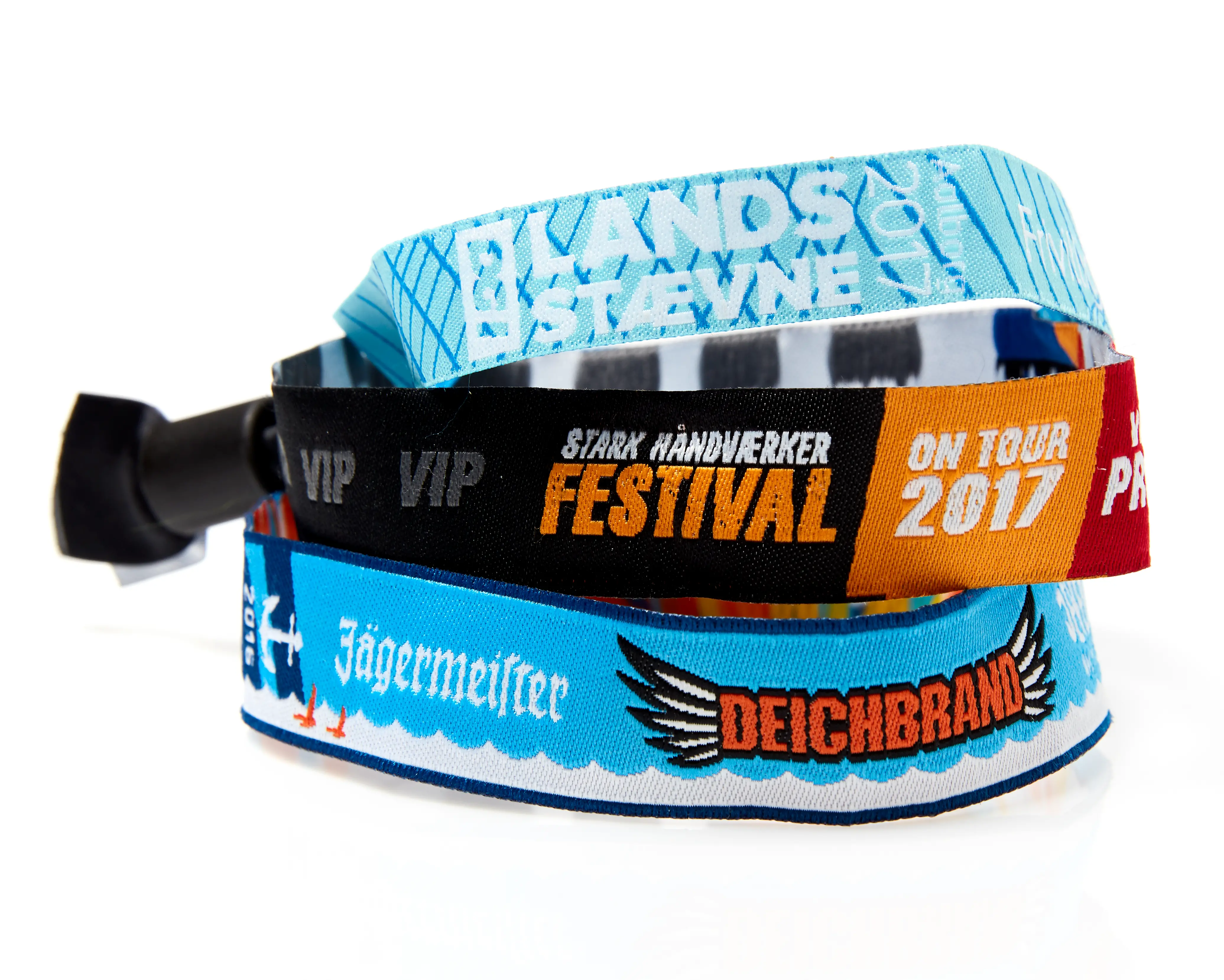 Opaski festiwalowe - tekstylne