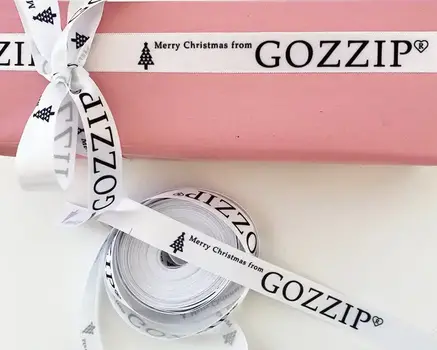 Wstążki ozdobne z logo. Taśmy dekoracyjne z nadrukiem | Ikast Etykiety