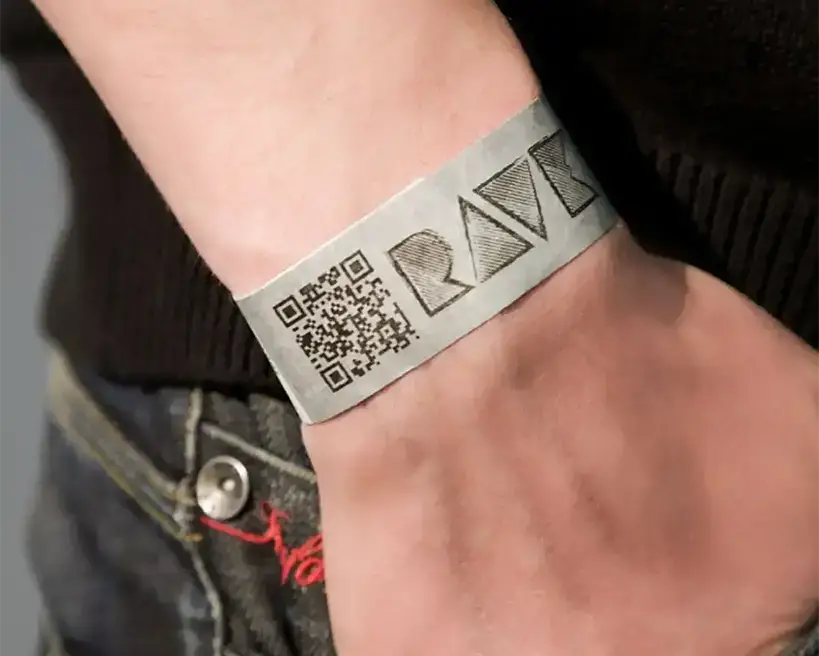 Opaski papierowe z kodem QR lub kreskowym