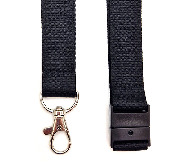 Czarna (Black) -  Zapięcie bezpieczeństwa - 20 mm