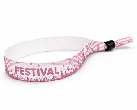 Różowe imprezowe opaski festiwalowe