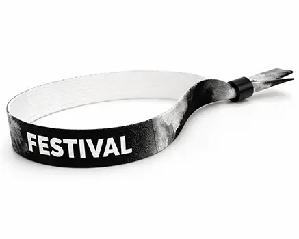 Czarne opaski festiwalowe tie-dye