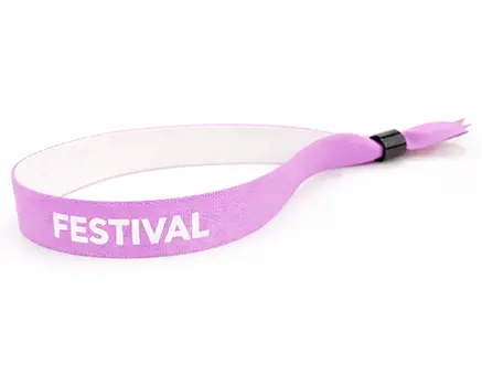 Różowe opaski festiwalowe